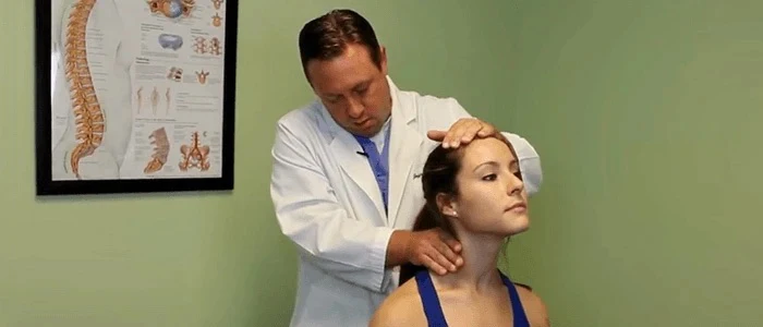 Chiropractor Cary NC Jeffrey Gerdes Adjusting Neck